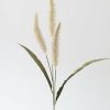 Fall Foliage Radial | Fake Foxtail Fall Grass In Beige - 36"