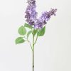 Blooming Florals Radial | Purple Artificial Lilac Flower Branch - 34.5"