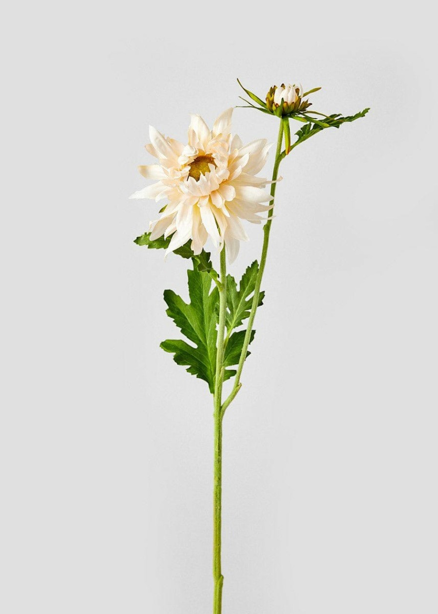 Blooming Florals Radial | Beige Blush Artificial Mum Wildflower - 28.25"