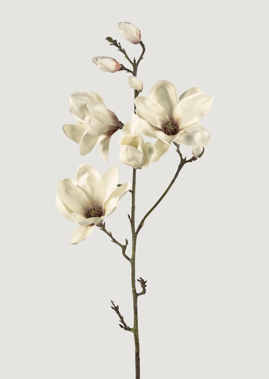 Blooming Florals Radial | Faux Blooming Magnolia Branch - 35"