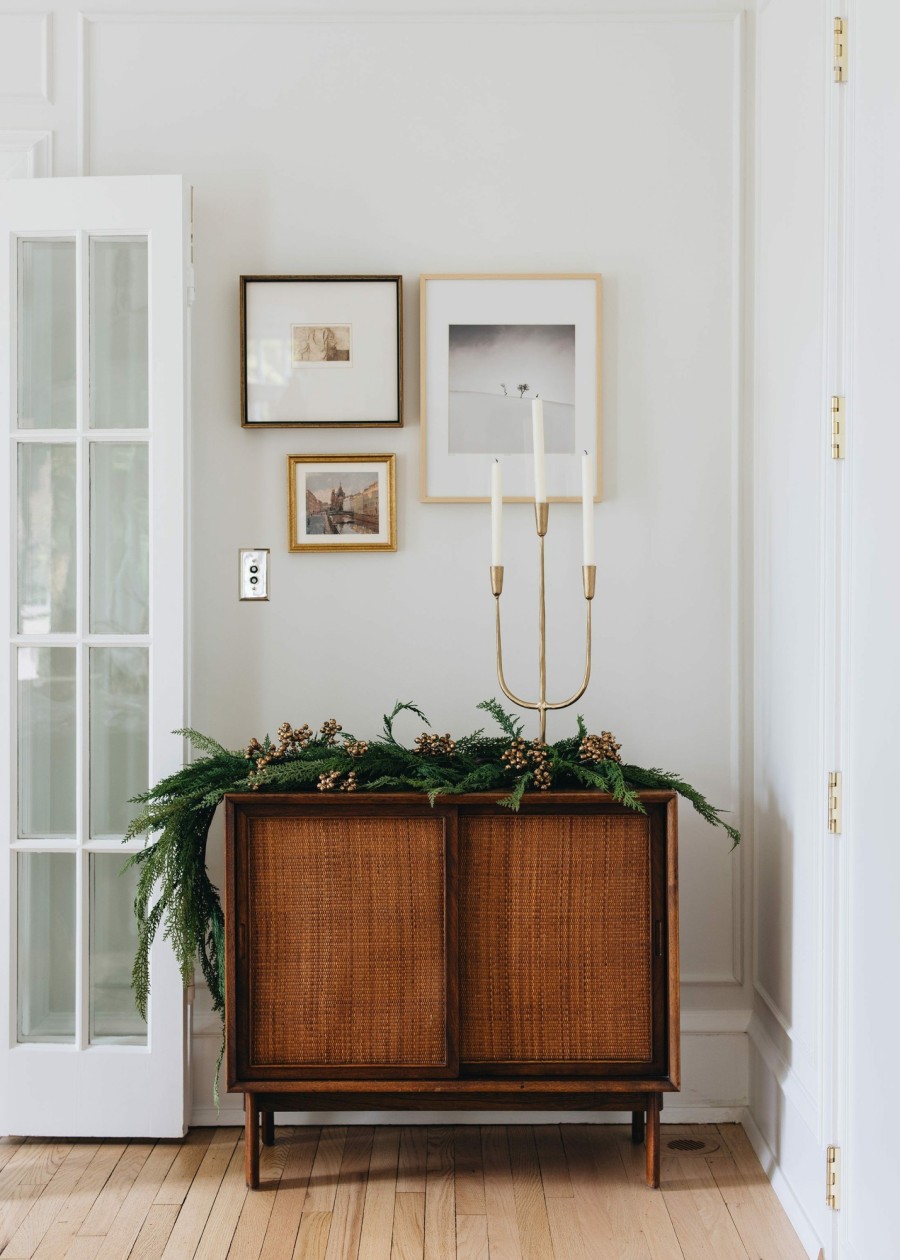 Everyday Greenery Radial | Real Touch Lebanon Cedar Holiday Table Garland - 48"