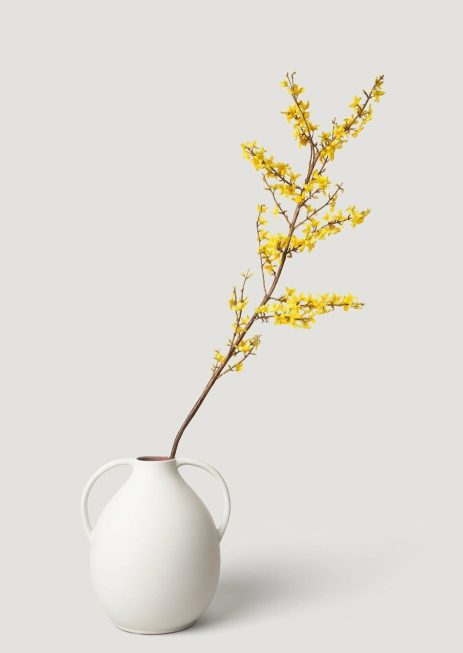 Blooming Florals Radial | Yellow Faux Spring Forsythia Branch - 50"