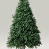 Everyday Greenery Radial | Faux Spruce Tree Pre-Lit Led Christmas Tree With White Lights 9'