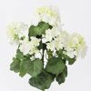 Everyday Greenery Radial | Artificial Indoor/Covered Outdoor Geranium Bush - 18"