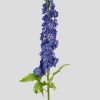 Blooming Florals Radial | Natural Touch Artificial Delphinium Flower In Cobalt Blue - 47"