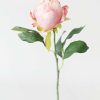 Blooming Florals Radial | Artificial Flower Pink Peony Bud - 18"