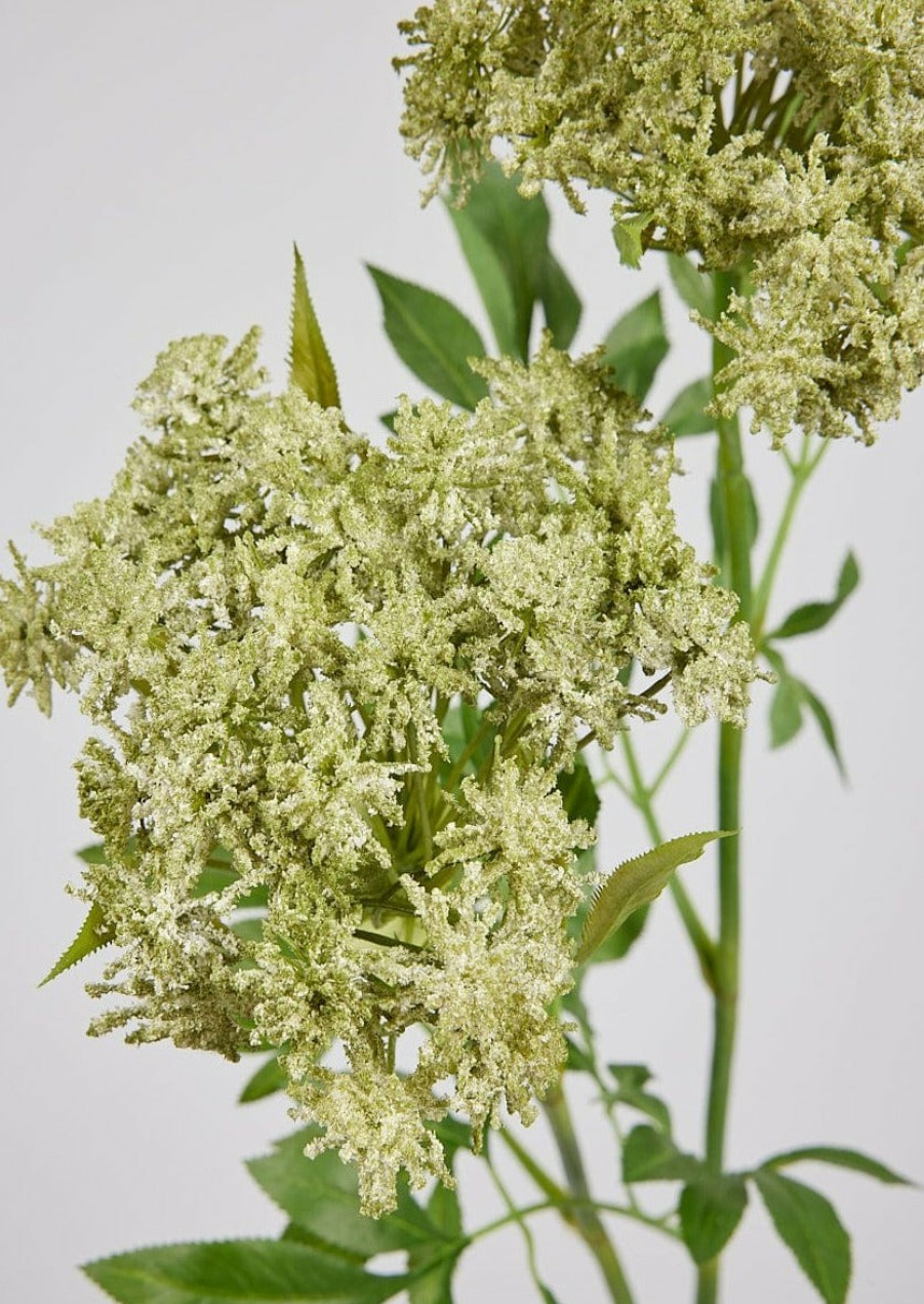 Everyday Greenery Radial | Faux Queen Anne'S Lace Wildflowers - 36"