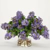 Blooming Florals Radial | Purple Faux Lilac Arrangement - 18"