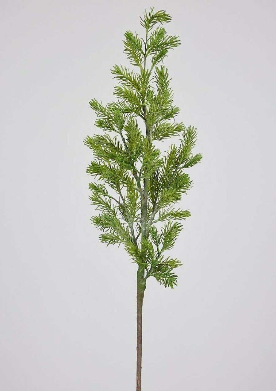 Everyday Greenery Radial | Real Touch Fake Holiday Greens Fir Branch - 38"