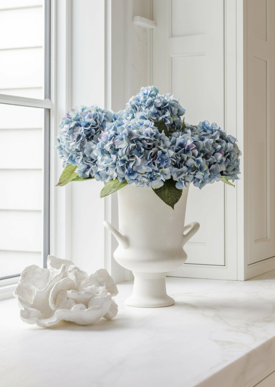 Blooming Florals Radial | Nantucket Blue Real Touch Hydrangea - 18"