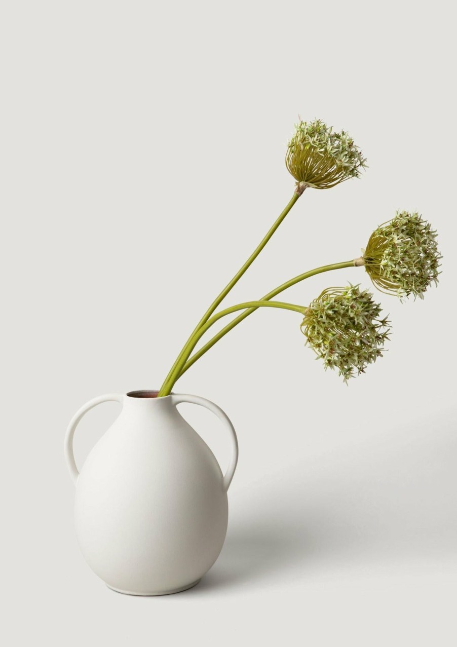 Blooming Florals Radial | Artificial Allium Flower In Green - 36"