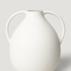 Blooming Florals Radial | Afloral Natural White Clay Jug Vase - 14"