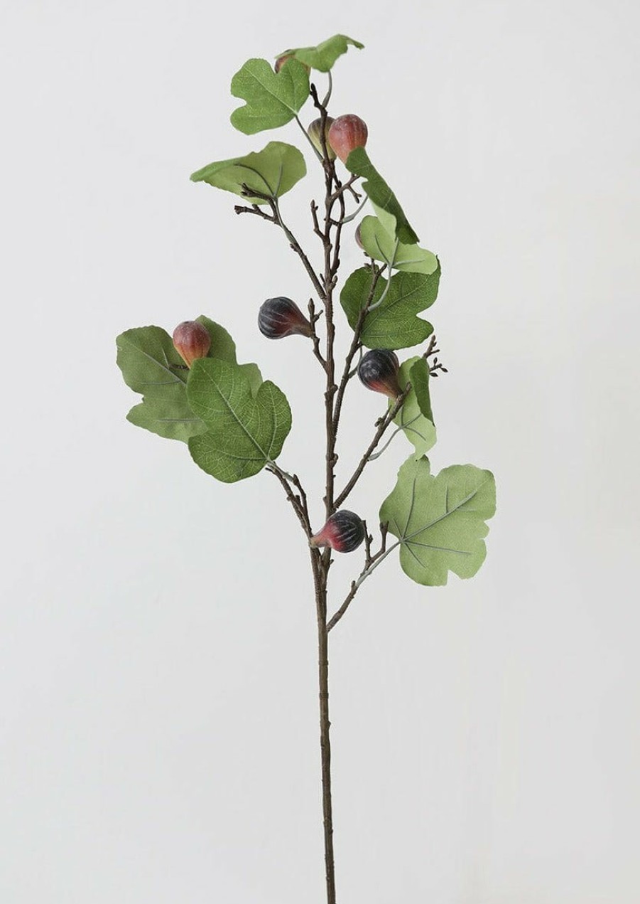 Blooming Florals Radial | Artificial Fig Branch - 40"