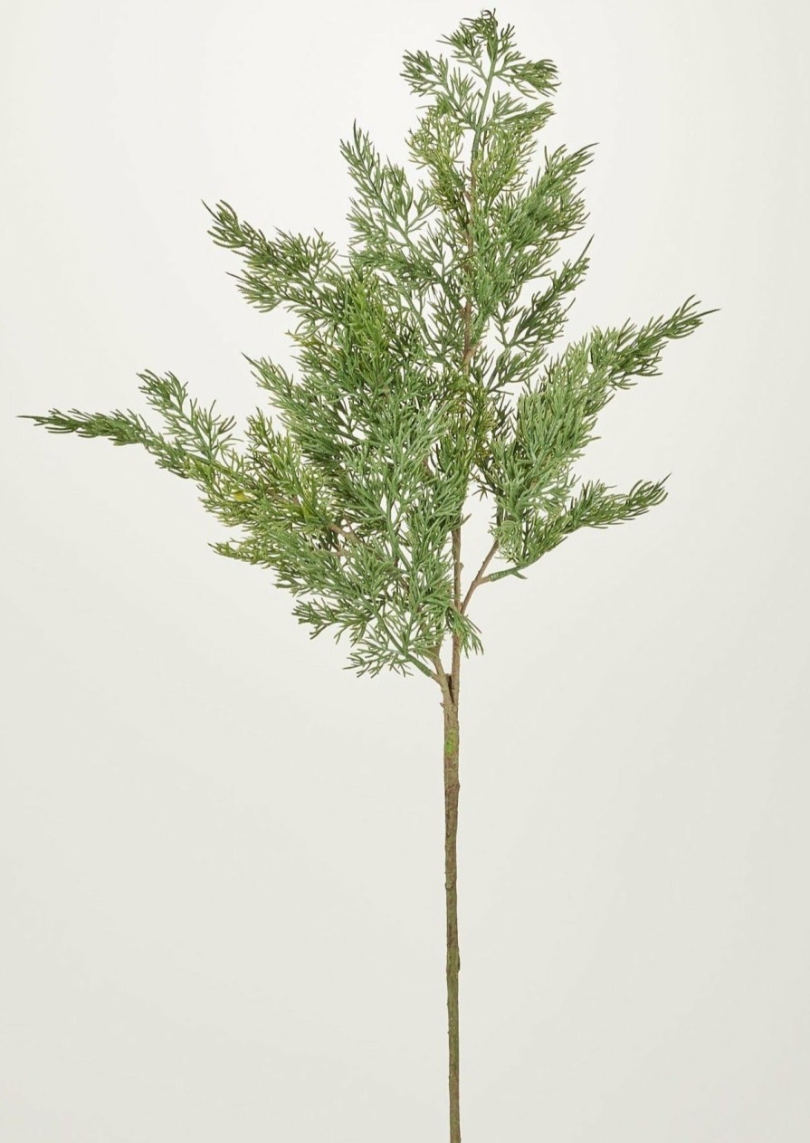 Winter Forest Radial | Artificial Winter Cedar Branch - 34"