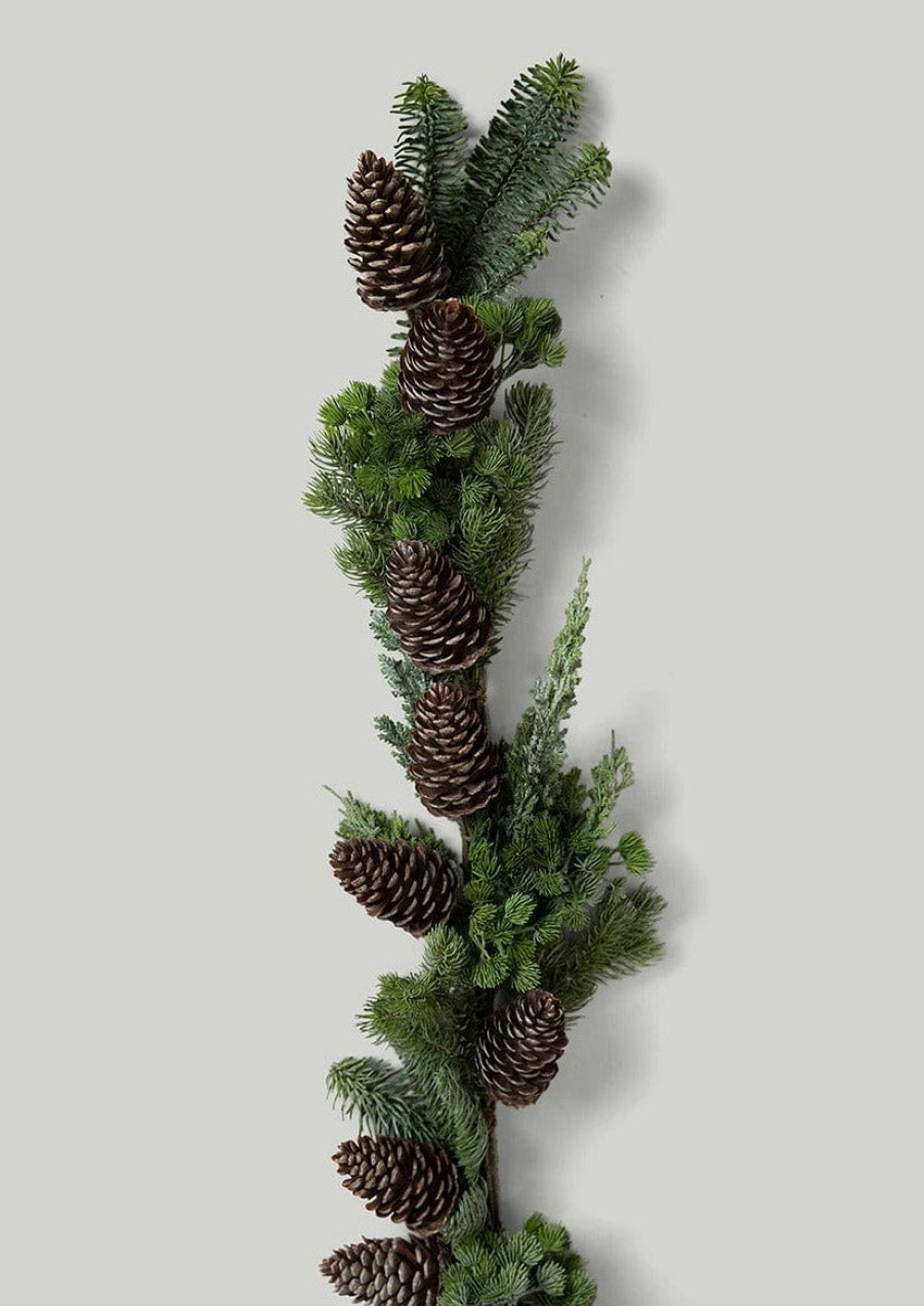 Everyday Greenery Radial | Real Touch Spruce And Pine Cone Garland - 48"