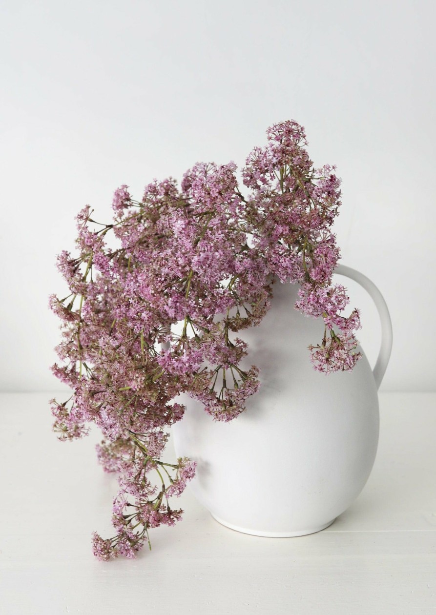 Blooming Florals Radial | Purple Pink Laurel Hanging Flower Branch - 30"