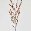 Fall Foliage Radial | Artificial Ilex Berry Branch - 30"