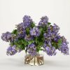 Blooming Florals Radial | Purple Faux Lilac Arrangement - 18"