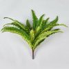 Everyday Greenery Radial | Indoor/Covered Outdoor Faux Hanging Boston Fern Plant - 23"