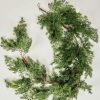 Winter Forest Radial | Fake Cedar Greenery Garland - 66"