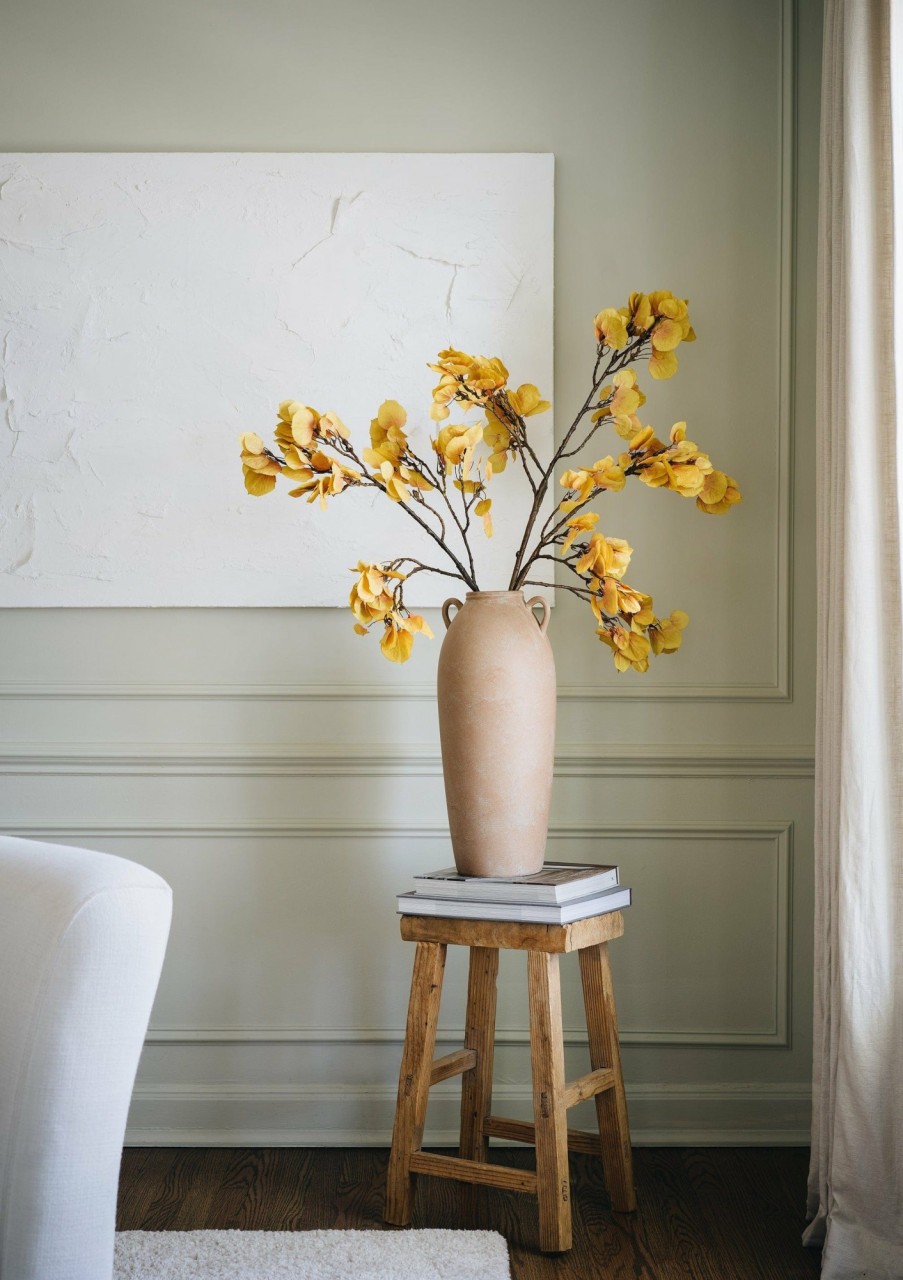 Fall Foliage Radial | Artificial Aspen Branch - 42"