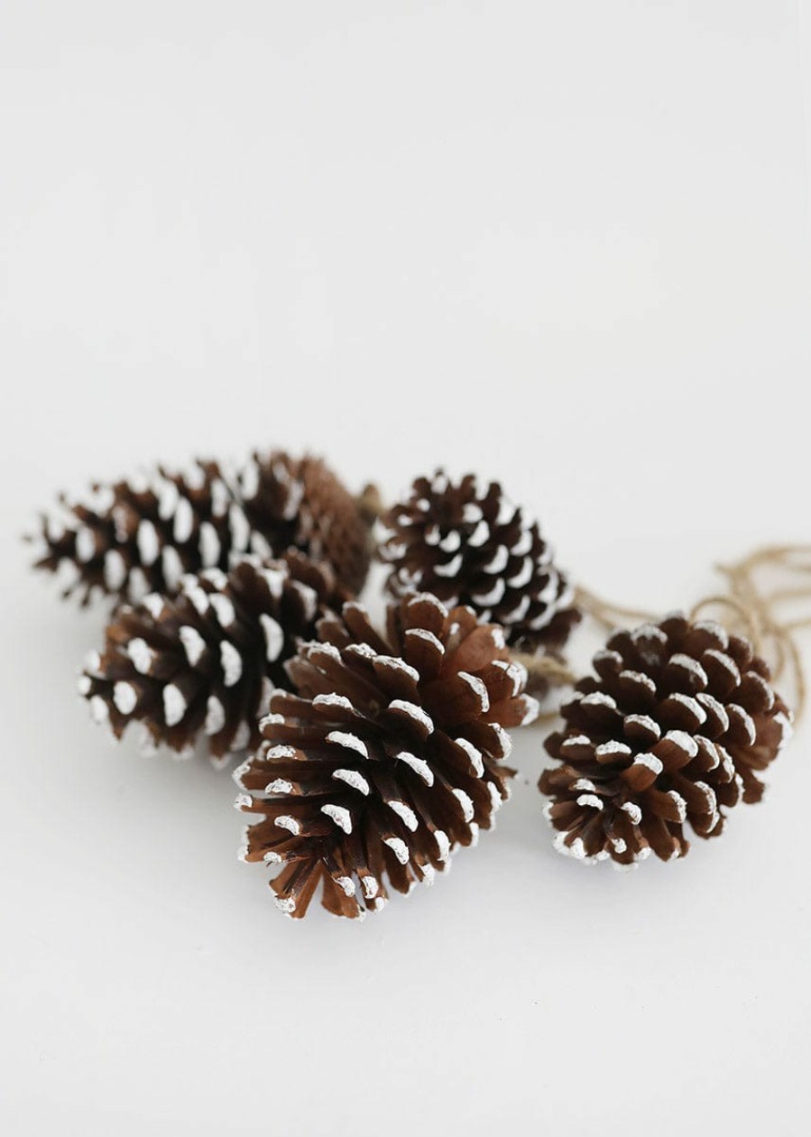 Winter Forest Radial | Snowy Pine Cone Christmas Decoration - 27"