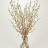 Blooming Florals Radial | Faux Berry Branch Arrangement In Glass Vase - 45.5"