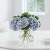 Blooming Florals Radial | Faux Hydrangea Arrangement - 12"