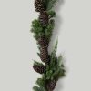 Winter Forest Radial | Real Touch Spruce And Pine Cone Garland - 48"